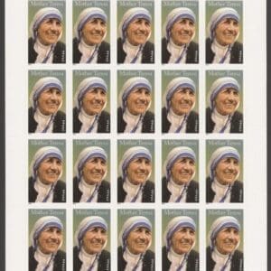 Scott# 4475 "MOTHER TERESA-MISSIONARY" S/A MNH FULL SHEET (20)