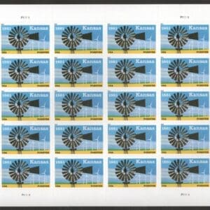Scott# 4493 "KANSAS STATEHOOD" MNH FULL SHEET(20) NICELY CENTERED