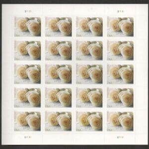 Scott# 4520 "WEDDING ROSES" MNH SHEET (20) NICELY CENTERED