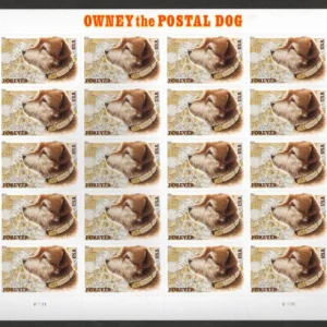 Scott# 4547 "OWNEY the POSTAL DOG" MNH FULL SHEET (20)