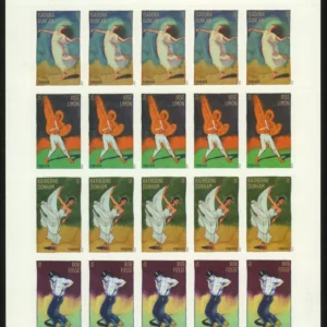 Scott# 4698-4701 INNOVATIVE CHOREOGRAPHERS FULL SHEET (20) MNH