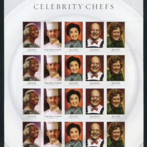 Scott# 4922-26 "CELEBRITY CHEFS" S/A FULL SHEET (20) MNH