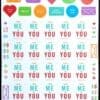 Scott# 4978 "FROM ME to YOU" S/A FULL SHEET (20) MNH NICELY CENTERED