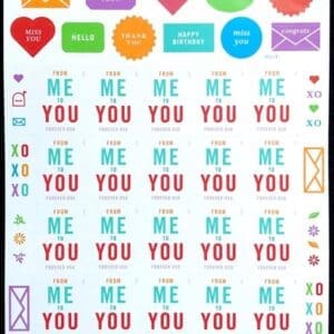 Scott# 4978 "FROM ME to YOU" S/A FULL SHEET (20) MNH NICELY CENTERED