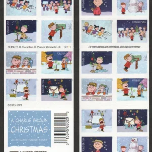 Scott# 5021-30 "CHARLIE BROWN" S/A BOOKLET PANE (20) MNH