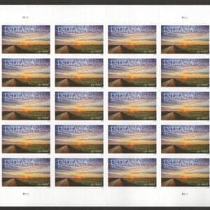 Scott# 5091 "INDIANA STATEHOOD" MNH FULL SHEET (20) NICELY CENTERED