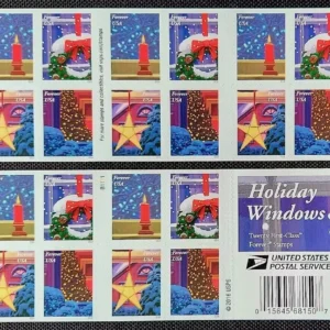 Scott# 5145-48 "HOLIDAY WINDOW VIEWS" S/A BOOKLET (20) MNH