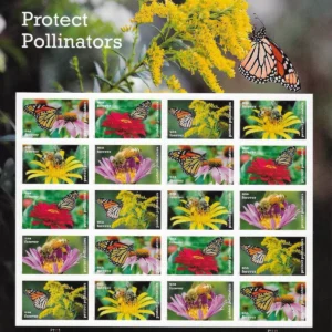 Scott# 5228-32 "PROTECT POLLINATORS" S/A FULL SHEET (20) MNH