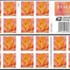 Scott# 5280 "PEACE ROSE" BOOKLET PANE (20) MNH, NICELY CENTERED