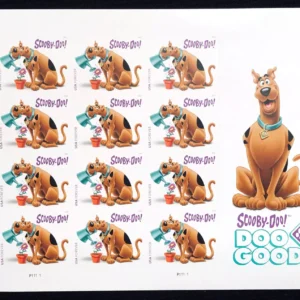 Scott# 5299 "SCOOBY-DOO" S/A SHEET (12) MNH, NICELY CENTERED