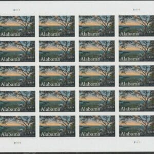 Scott# 5360 "ALABAMA STATEHOOD" MNH SHEET (20) NICELY CENTERED
