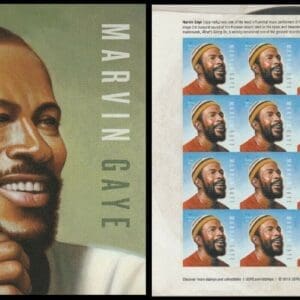 Scott# 5371 "MARVIN GAYE - SINGER/SONGWRITER" FULL SHEET (16)