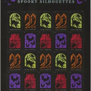 Scott# 5420-23 "SPOOKY SILHOUETTES" S/A FULL SHEET (20) MNH
