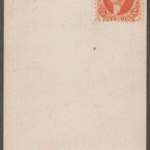 Alternative view of MOURNING CARD WITH BANK CHECK WASHINGTON REVENUE