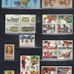 1983 COMMEMORATIVE YEAR SET (45) ISSUES AS SHOWN, MNH, NICELY CENTERED