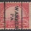Scott# 698 "GOLDEN GATE" MINT WARREN PA. PRECANCEL
