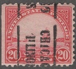 Scott# 698 "GOLDEN GATE" MINT CHICAGO ILL. PRECANCEL