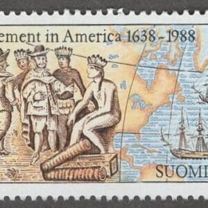FINDLAND Scott# 768 "FINNISH SETTLEMENTS in AMERICA" MNH SINGLE