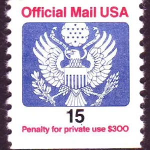 Scott# O138A "OFFICIAL MAIL" MNH COIL SINGLE, NICELY CENTERED