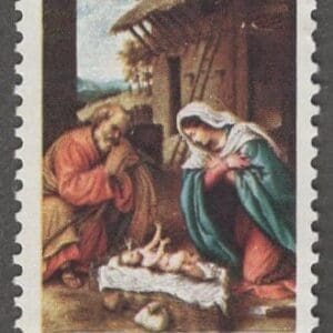 Scott# 1414d "CHRISTMAS NATIVITY" TYPE II MNH SINGLE, NICELY CENTERED