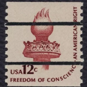 Scott# 1816a "LIBERTY TORCH" VERTICAL PRECANCEL COIL, MNH, NICELY CENTERED