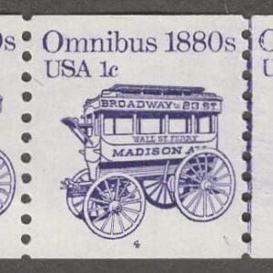Scott# 1897 "OMNIBUS" MNH PNC5, PLATE#4 WITH LINE PAIR, NICELY CENTERED