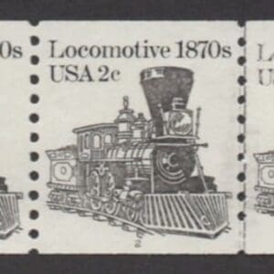 Scott# 1897A "LOCOMOTIVE" MNH PNC5 PLATE #2, NICELY CENTERED