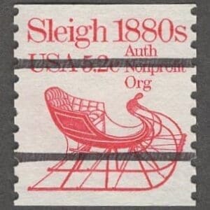 Scott# 1900a "SLEIGH" TRANSPORTATION SERIES COIL PRECANCEL SINGLE