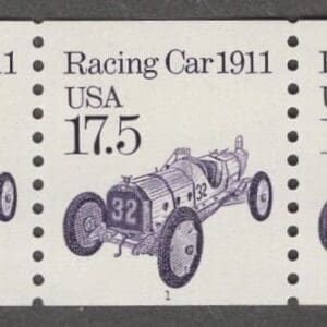 Scott# 2262 "RACE CAR" TRANSPORTATION SERIES MNH PNC5, PLATE #1