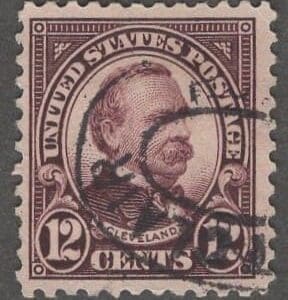 Scott# 564 "GROVER CLEVELAND" USED FLAT PLATE, NICELY CENTERED