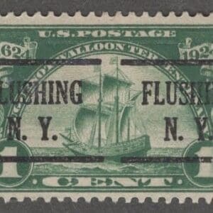 Scott# 614 HUGUENOT-WALLOON, FLUSHING, N.Y. PRECANCEL * CHOICE *