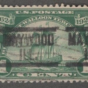 Scott# 614 HUGUENOT-WALLOON, MAYWOOD, ILL PRECANCEL