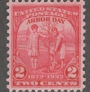 Scott# 717 "ARBOR DAY" MINT SINGLE, PRISTINE OG, NICELY CENTERED