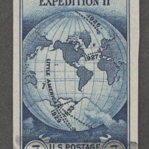 Scott# 735A BYRD ANTARCTIC EXPOSITION SS SINGLE" USED , NICELY CENTERED