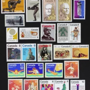 Alternative view of CANADA 1975 YEAR BOOK WITH (35) STAMPS