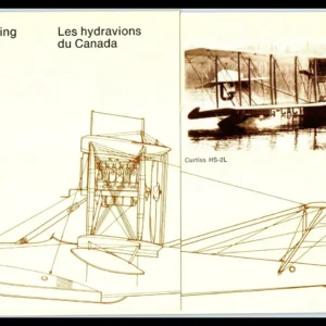 Alternative view of CANADA Scott# 843-846 "FLYING BOATS" FOLIO (4) MNH WITH ORIGINAL PAPERS