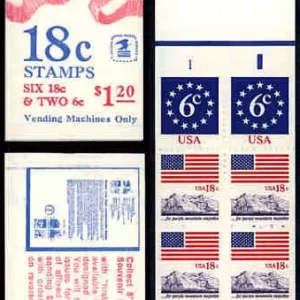 Scott# 1892-93 BK138 "FLAG & ANTHEM" MNH SEALED/INTACT BOOKLET PANE (8)