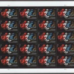 Scott# 5316 "FIRST RESPONDERS" MNH FULL SHEET(20) NICELY CENTERED