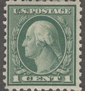Scott# 543 "WASHINGTON" COIL WASTE PERF 10, MINT