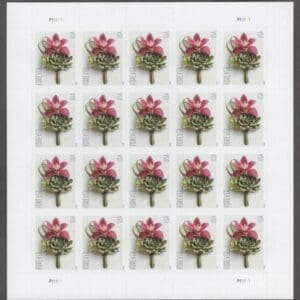 Scott# 5457 "BOUTONNIERE" MNH FULL SHEET (20) NICELY CENTERED