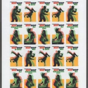 Scott# 5480-83 "HIP HOP" MNH SE-TENANT FULL SHEET (20)