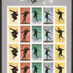 Scott# 5609-13 "TAP DANCE" MNH SHEET (20) NICELY CENTERED