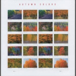 Scott# 5929-38 "AUTUMN COLORS" MNH FULL SHEET(20) NICELY CENTERED
