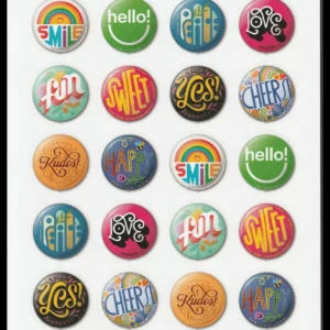 Scott# 5919-28 "PINBACK BUTTONS" MNH FULL SHEET(20) NICELY CENTERED