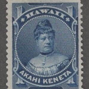 HAWAII Scott# 37 "PRINCESS LIKELIKE" MINT, VERY NICELY CENTERED