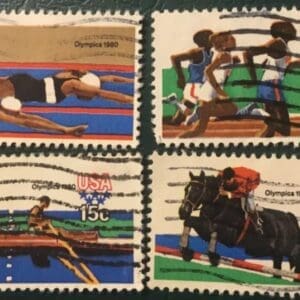Scott# 1791-94 "22nd SUMMER OLYMPICS" USED SINGLES SET (4) NICELY CENTERED