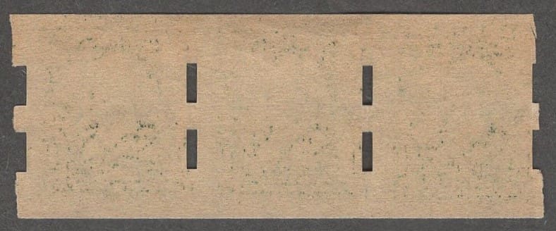 Scott# 314 "FRANKLIN" MNH IMPERF, SCHERMACK TYPE III COIL STRIP (3) - Image 2