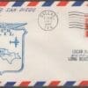 Scott# UC34 "CARMINE JET" AM8 - FIRST FIGHT DALLAS TX TO SAN DIEGO CA, JUNE 11th, 1961