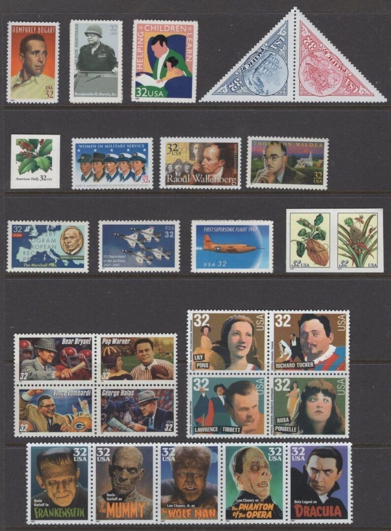 1997 COMMEMORATIVE YEAR SET (108) ISSUES, MNH