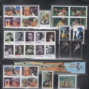 2012 COMMEMORATIVES YEAR SET (69) ISSUES, MNH *WITH BONUS MOUNTS*